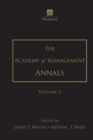 Image for The Academy of Management Annals, Volume 5