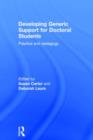 Image for Developing Generic Support for Doctoral Students