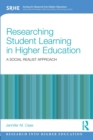 Image for Researching Student Learning in Higher Education