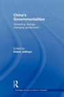 Image for China&#39;s governmentalities  : governing change, changing government