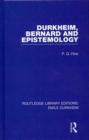 Image for RLE: Emile Durkheim: 4-Volume Set