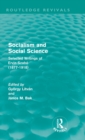 Image for Socialism and Social Science (Routledge Revivals)