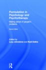 Image for Formulation in psychology and psychotherapy  : understanding people&#39;s problems
