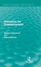 Image for Insurance for Unemployment (Routledge Revivals)
