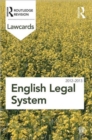 Image for English legal system 2012-2013