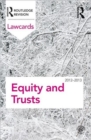 Image for Equity and Trusts Lawcards 2012-2013