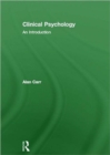 Image for Clinical psychology  : an introduction