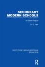 Image for Secondary Modern Schools