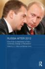 Image for Russia after 2012  : from Putin to Medvedev to Putin - continuity, change or revolution?