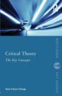 Image for Critical theory  : the key concepts