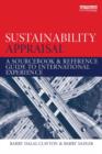 Image for Sustainability appraisal  : a sourcebook and reference guide to international experience