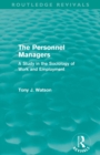 Image for The Personnel Managers (Routledge Revivals)