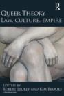 Image for Queer Theory: Law, Culture, Empire