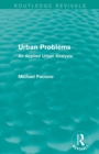 Image for Urban problems  : an applied urban analysis