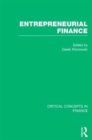 Image for Entrepreneurial finance  : critical concepts in finance