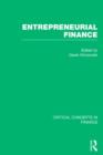 Image for Entrepreneurial Finance : Critical Concepts in Finance