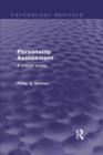 Image for Personality Assessment (Psychology Revivals)