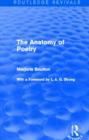 Image for The Anatomy of Poetry (Routledge Revivals)