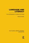 Image for Language and Literacy (RLE Linguistics C: Applied Linguistics)