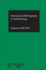 Image for AnthropologyVolume 58,: 2012