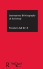 Image for IBSS: Sociology: 2012 Vol.62