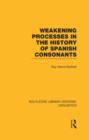 Image for Weakening processes in the history of Spanish consonants