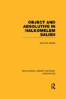 Image for Object and Absolutive in Halkomelem Salish (RLE Linguistics F: World Linguistics)