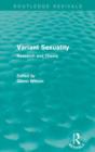 Image for Variant Sexuality (Routledge Revivals)