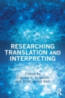 Image for Researching translation and interpreting