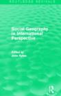 Image for Social Geography (Routledge Revivals) : An International Perspective
