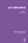 Image for City resilience  : critical concepts in built environment