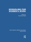 Image for Schooling for Women&#39;s Work