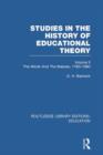 Image for Studies in the History of Educational Theory Vol 2
