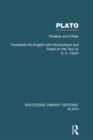 Image for Plato: Timaeus and Critias (RLE: Plato)