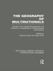 Image for The Geography of Multinationals (RLE International Business)