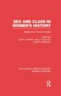 Image for Sex and Class in Women&#39;s History