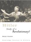 Image for Hitler  : study of a revolutionary?