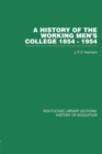 Image for A History of the Working Men&#39;s College