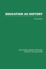 Image for Education as History