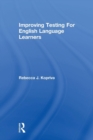 Image for Improving Testing For English Language Learners