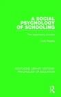 Image for A Social Psychology of Schooling
