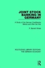 Image for Joint Stock Banking in Germany