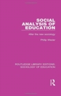 Image for Social Analysis of Education