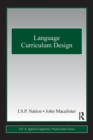 Image for Language Curriculum Design