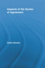 Image for Aspects of the Syntax of Agreement