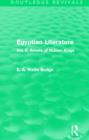Image for Egyptian Literature (Routledge Revivals) : Vol. II: Annals of Nubian Kings