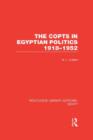 Image for The Copts in Egyptian Politics (RLE Egypt