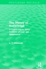 Image for The Theory of Knowledge (Routledge Revivals)