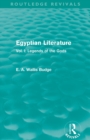 Image for Egyptian Literature (Routledge Revivals)