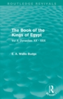 Image for The Book of the Kings of Egypt (Routledge Revivals)